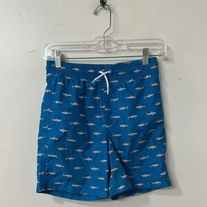 Old Navy Kids Blue Shark Swim Trunks